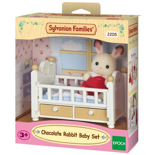 Chocolate Rabbit Baby Set (Baby Bed) - 4