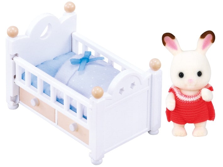 Schokoladenhasen Baby mit Babybett - 4