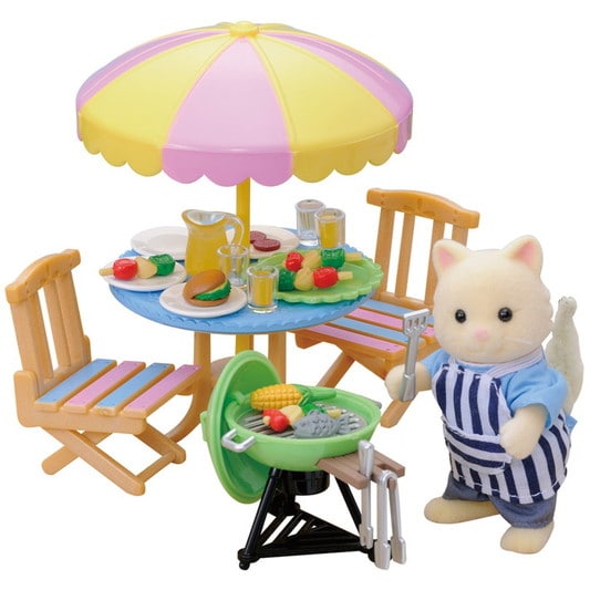 Sylvanian families barbecue set top