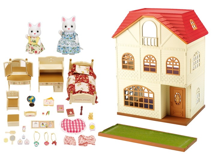 Sylvanian families shop 3 storey house