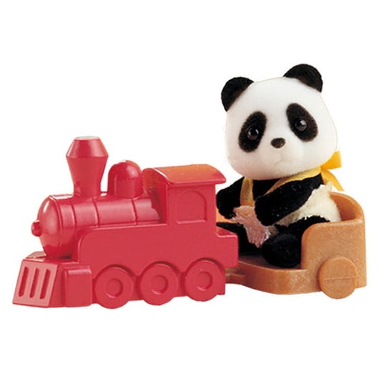 Pandabeer op trein - 3