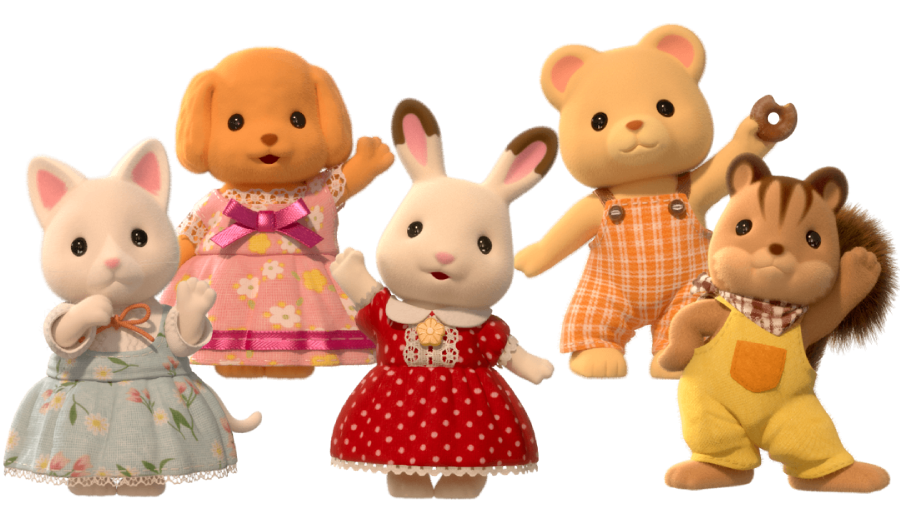 You can meet the friends from Sylvanian Families on Netflix!