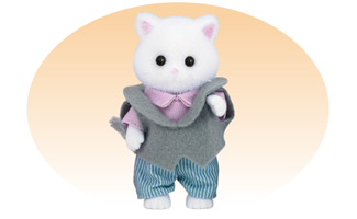 Figurine pour enfant Sylvanian Families Les jumeaux chat persan