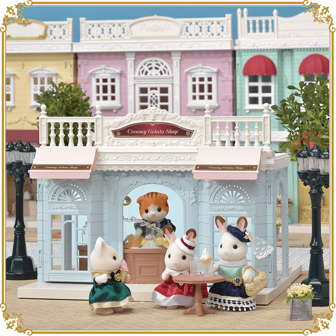 最前線の Creamy Gelato Series Town Families Shop｜Sylvanian シルバニアファミリー