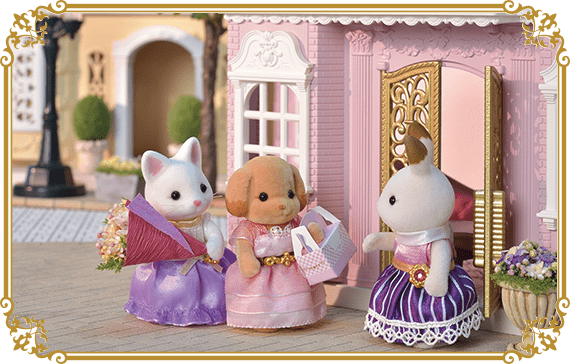 La hermana de Gatos de Seda y la hermana de  los Perro Caniche son las mejores amigas de la hermana Conejo de Chocolate.
