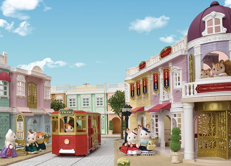 Sylvanian families grand department on sale
