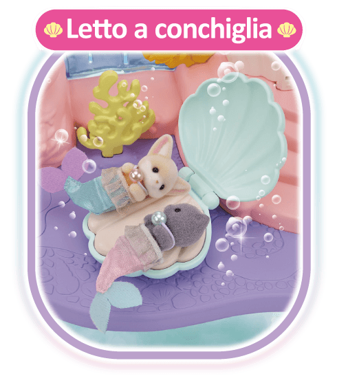 Letto a conchiglia