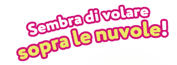Sembra di volare sopra le nuvole!