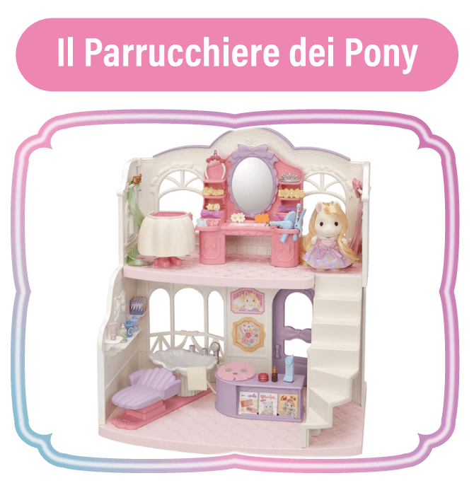 Il salone da parrucchiere alla moda dei Pony