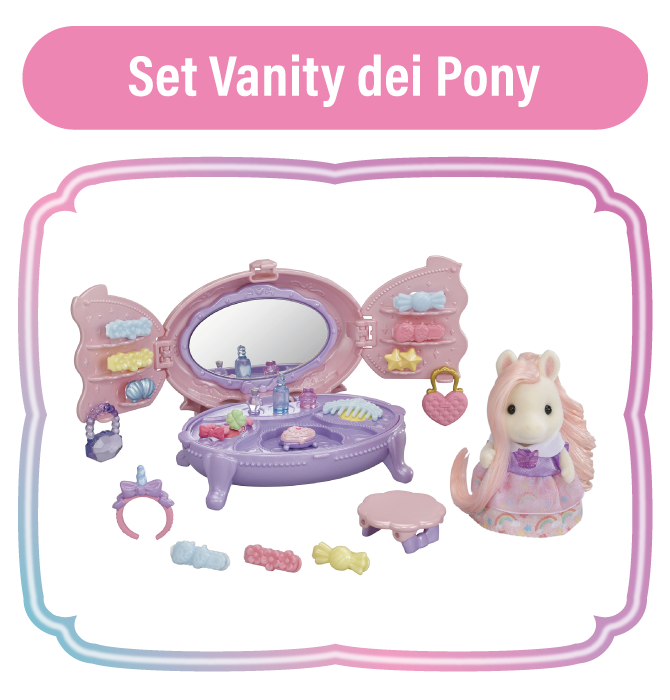 Set Vanity dei Pony