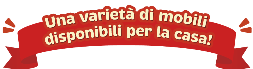 Una varietà di mobili disponibili per la casa!