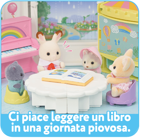 Ci piace leggere un libro in una giornata piovosa.