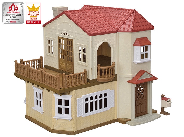 赤い屋根の大きなお家-屋根裏はひみつのお部屋-