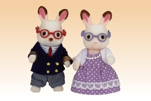 ショコラウサギのおじいさん・おばあさん