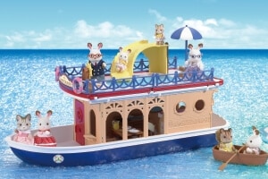 大きな海のクルーズボート