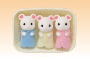 マシュマロネズミのみつごちゃん