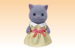 ペルシャネコの女の子（グレー）