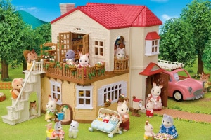 赤い屋根の大きなお家-屋根裏はひみつのお部屋-