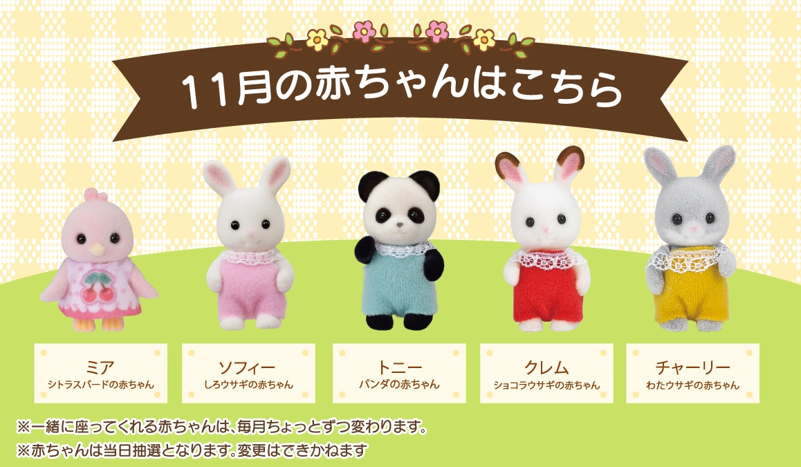 11月の赤ちゃんたちはこちら