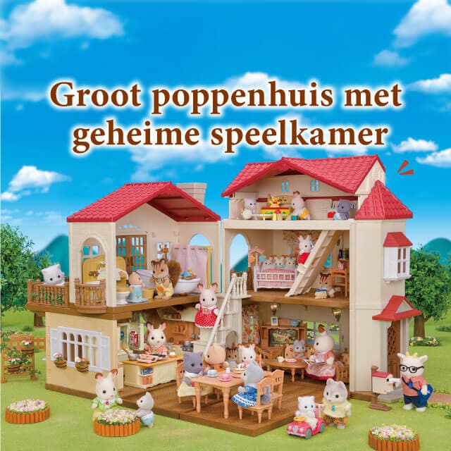 Sylvanian Families Groot poppenhuis met geheime speelkamer