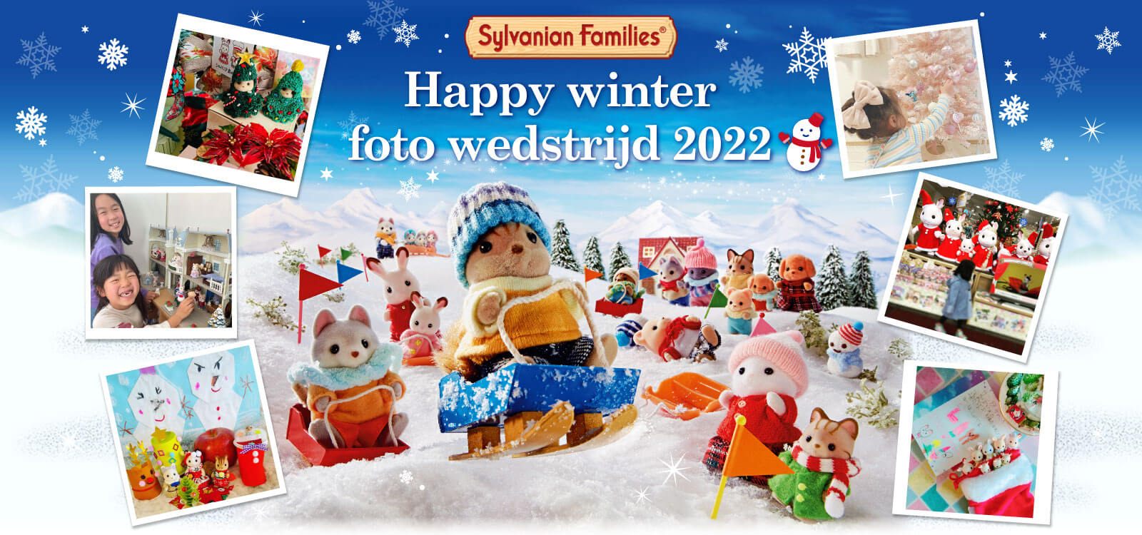 Sylvanian Families Happy winter foto wedstrijd 2022