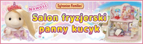 Sylvanian Families Salon fryzjerski panny kucyk z figurką