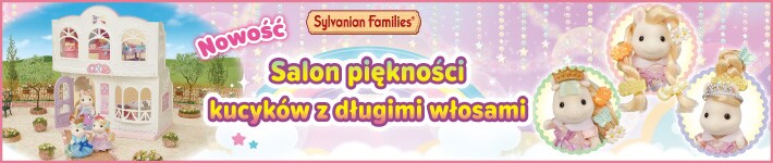 Sylvanian Families Salon piękności kucyków z długimi włosami