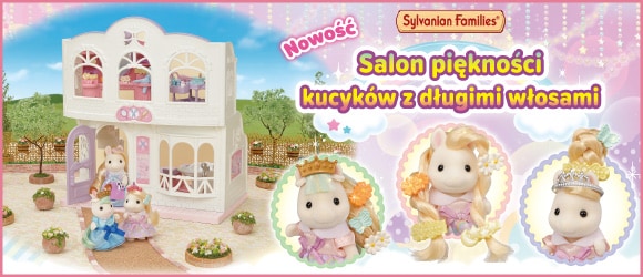 Sylvanian Families Salon piękności kucyków z długimi włosami