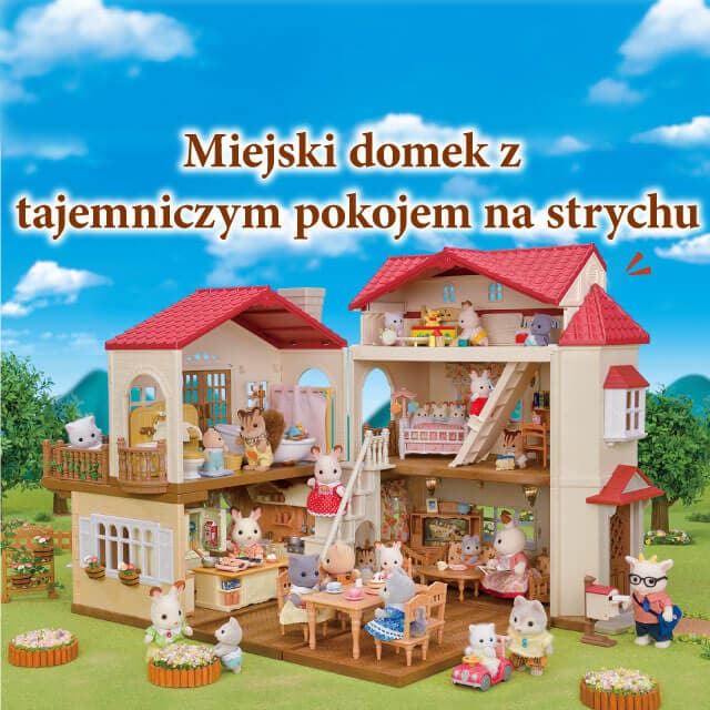 Sylvanian Families Miejski domek z tajemniczym pokojem na strychu