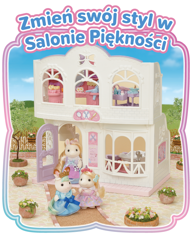 Salon piękności kucyków z długimi włosami │ Sylvanian Families