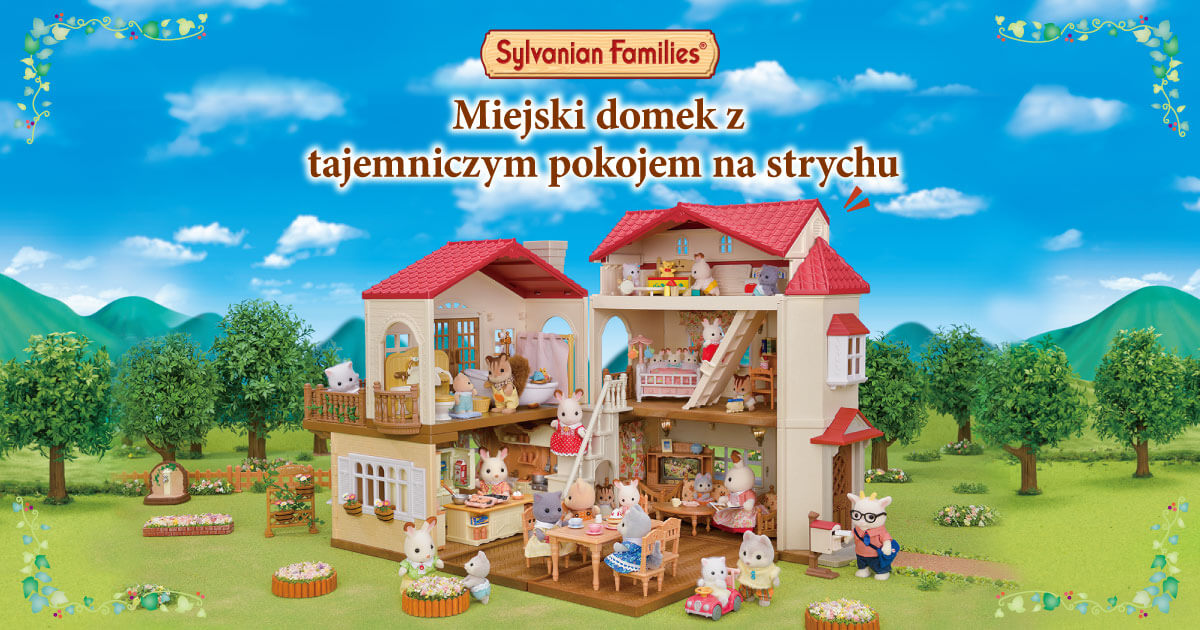 Miejski domek z tajemniczym pokojem na strychu │ Sylvanian Families