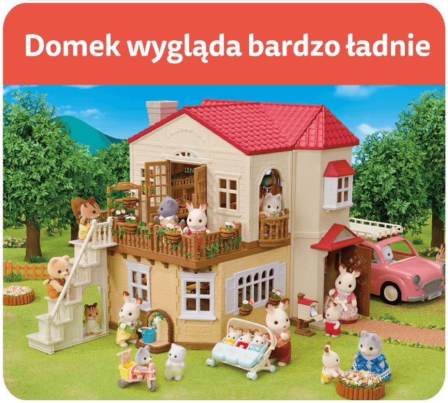 Domek wygląda bardzo ładnie