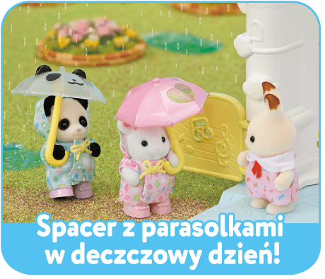 Spacer z parasolkami w deczczowy dzień!