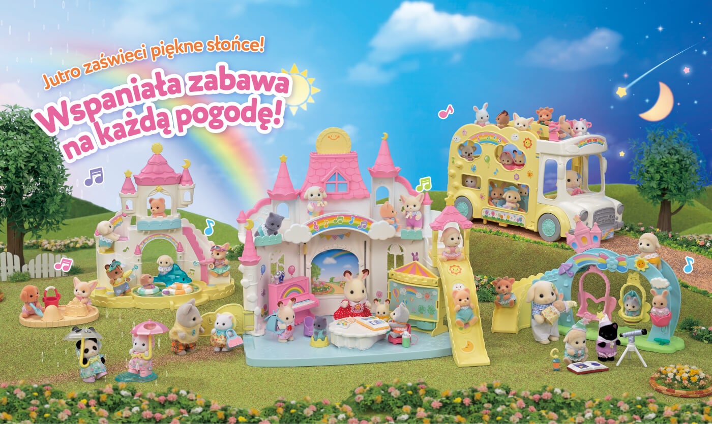 Kolorowe przedszkole Sylvanian Families. Wspaniała zabawa na każdą pogodę!
