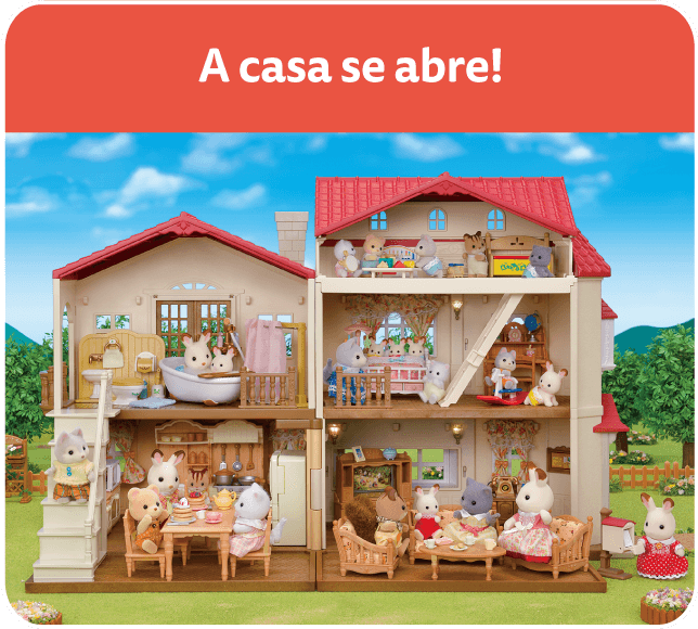 A casa se abre!