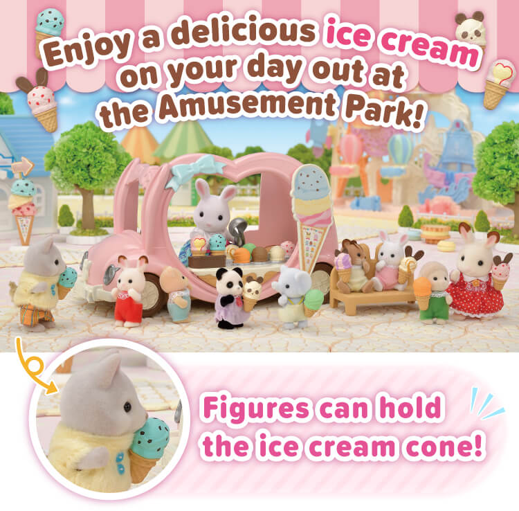 Enjoy a delicious ice cream on your day out at the Amusement Park!