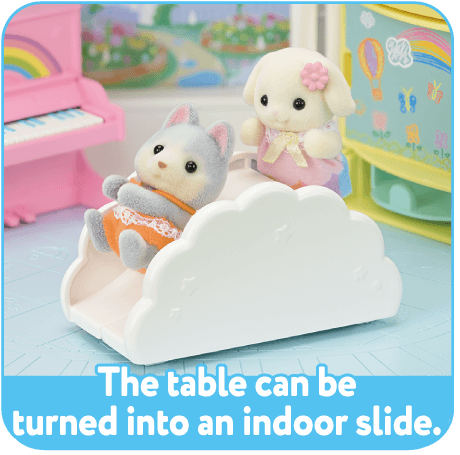 A table can be turned into a slide!