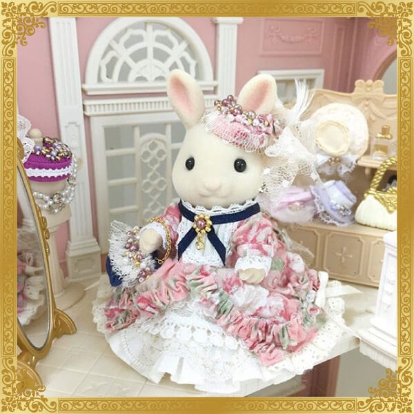 紺　シルバニアファミリー　赤ちゃん　ウェディング　ハンドメイド