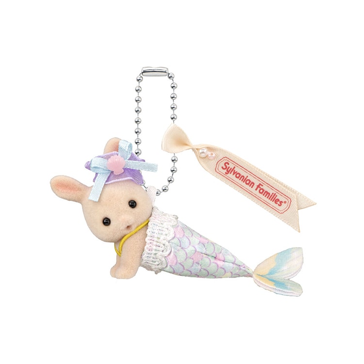 シルバニアファミリーキーチェーン みるくウサギの赤ちゃん（はいはい）
-マーメイド-
