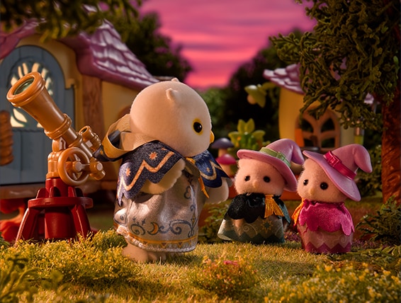 ダニカが望遠鏡をのぞいているシーン